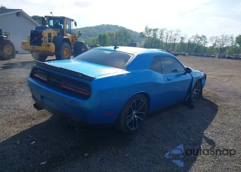 2016 Dodge Challenger R/T Scat Pack z USA, uszkodzony, nr VIN 2C3CDZFJ9GH100372